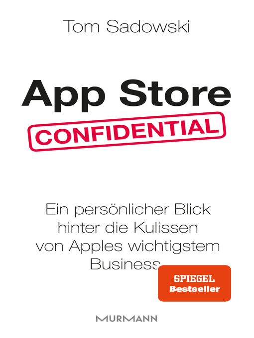 Title details for App Store Confidential by Tom Sadowski - Available